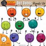 Dot Dudes Hands Up Clip Art