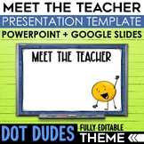 Dot Dudes Meet the Teacher Template Back to School Night A