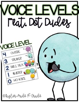 Preview of Dot Dudes Voice Level Chart & Posters