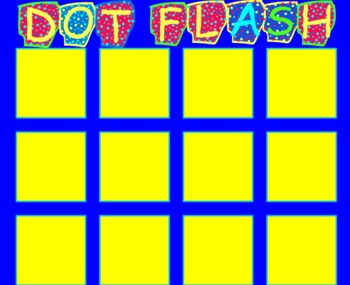 Preview of Dot Flash--FlipChart Counting Game for Kindergarten Common Core Math