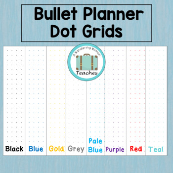 Preview of Dot Grid Clipart for Bullet Planners and Journaling