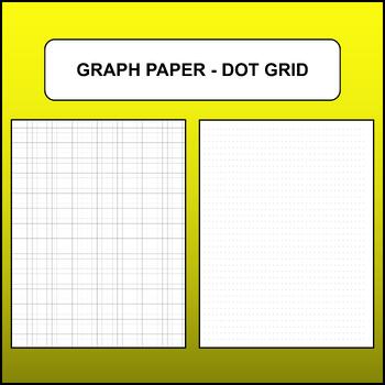 Preview of Dot Grid Paper and Graph Paper  {8.5 x 11 Inch}