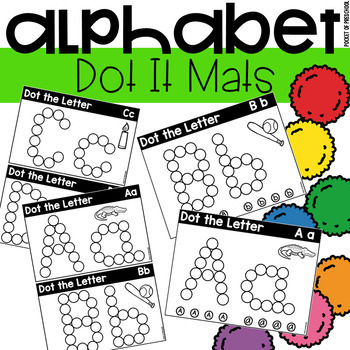 Preview of Dot It Alphabet Letter Mats - Fine Motor Fun