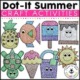 Summer Q Tip Painting Craft Fine Motor Activities Kinderga