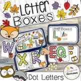 Dot Letters Pumpkin Alphabet Center | Fall Autumn | Presch