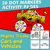 Dot Marker Activities: Transportation Do A Dot Printables 
