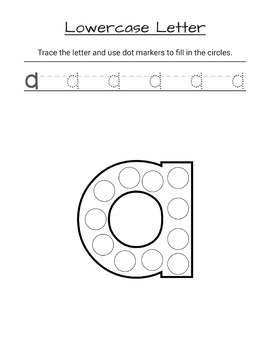 Dot Marker Art | Preschool Worksheets | Alphabet Dot Marker Printables