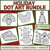 Dot Marker BUNDLE: Christmas Dot Art, Thanksgiving Dot Art