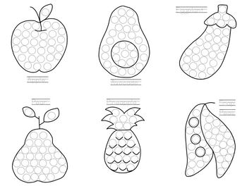 Preview of Dot Marker - Fruit Bundle | Food Groups