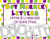 Dot Marker Letters- Capitals & Lowercase #boo2yoo22