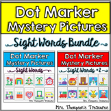 SIGHT WORDS - Dot Marker Mystery Pictures BUNDLE