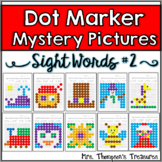 Sight Words Mystery Pictures Activities Set 2