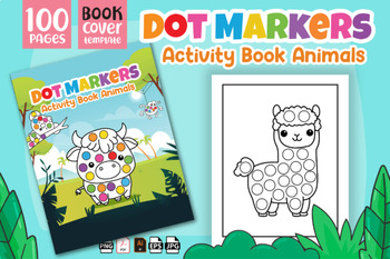 Preview of Dot Markers Activity Book Animals