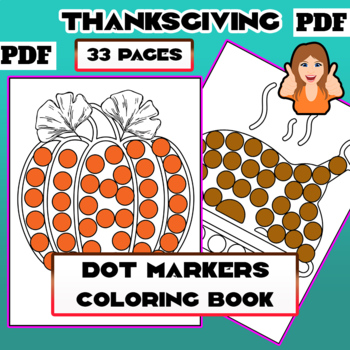 Preview of Dot Markers Activity Book Easy Guided BIG DOTS | Dot Coloring Book For Kids