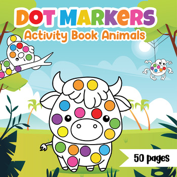 Preview of Dot Markers Animal No-Prep Printables Bingo Daubers Fine Motor