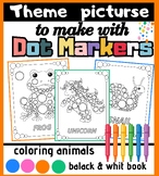 Creativity Unleashed: Animal Dot Marker Worksheets for Chi