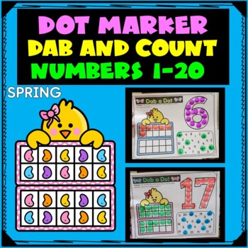 Preview of Dot Markers Worksheets | Number Do a Dot Activities | Fine Motor