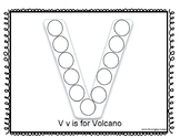 Dot Mat: V is for Volcano