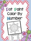 Dot Paint Color By Number Posters