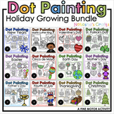 Dot Q tip Painting A Fine Motor Activity Holiday Growing Bundle