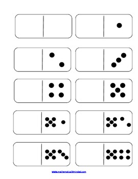 Dot Pattern Dominoes for Subitizing by Mathematically Minded TpT