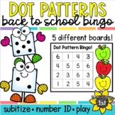 Dot Pattern Subitizing Bingo - Dice Roll and Cover