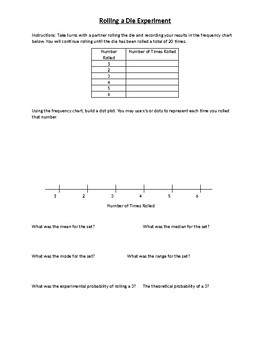 Science Fair: Rolling Dice Probability Experiment - Owlcation