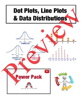 Preview of Dot Plots, Line Plots & Data Distributions: Power Pack