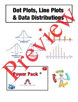 Preview of Dot Plots, Line Plots & Data Distributions: Power Pack Plus
