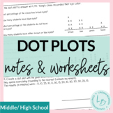 Dot Plots Notes and Worksheets