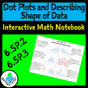 Preview of Dot Plots and Describing the Shape of Data for interactive notebook