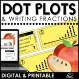 Dot Plots and Writing Fractions Activity | Printable | Goo