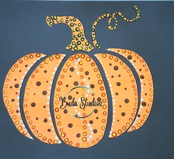 Preview of Dot Pumpkin Paintings- Video with Activity Sheet