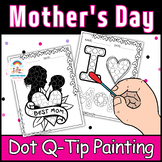 Fine Motor Skills Mother's Day - Dot Art Hearts - Dot Markers