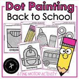 Dot Q-tip Painting Back to School A Fine Motor Activity