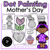 Dot Q-tip Painting Mother's Day A Fine Motor Development Activity