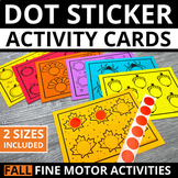 Apple Halloween Fall Fine Motor Task Cards Activity Dot St