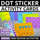 Spring May Fine Motor Skill Task Cards Bingo Dauber Dot St