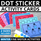 January Winter Fine Motor Activities Dot Sticker Task Boxe