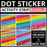 Bingo Dauber Dot Sticker Marker Printable Fine Motor Bins 