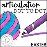 Easter Dot To Dot Articulation Activity Printable or No Print