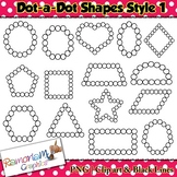 Dot-a-Dot Shapes clip art