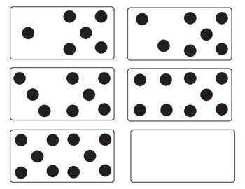 Dot cards - domino style by Thia's | TpT