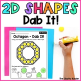 Dot it! 2D Shapes Dab It! Worksheets - Bingo Dot Marker Ki