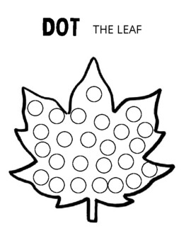 Dot the Leaf by TheTeacherScoop | TPT