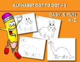 Dot to Dot Alphabet Worksheets #2