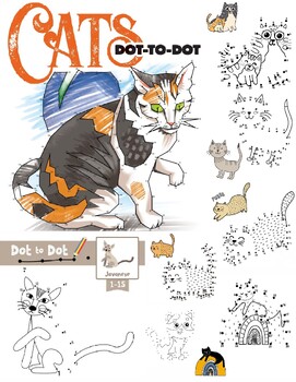 Preview of Dot-to-Dot Cat _ Cat Connect the Dots Worksheet