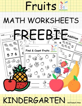 Fruits Math Activities FREEBIE by Nattawut Thammawong | TPT