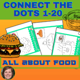Dot to Dot/Connect the dots 1-20 (All about food)