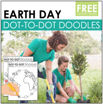 Preview of Articulation Dot-to-Dot Doodles- Earth Day